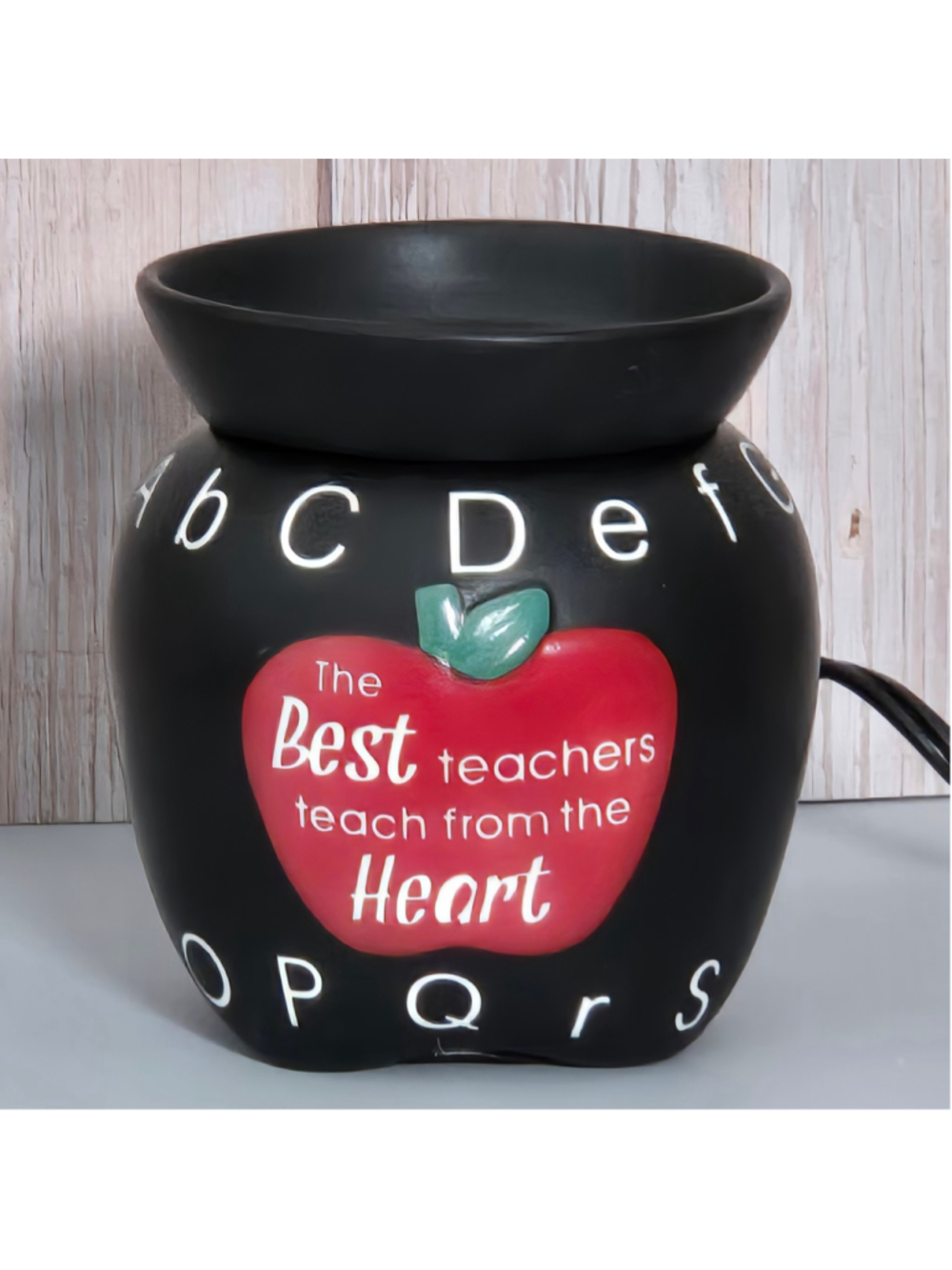 Scentsy ABCs Mid Size Teacher Warmer Apple School Retired New Open Box